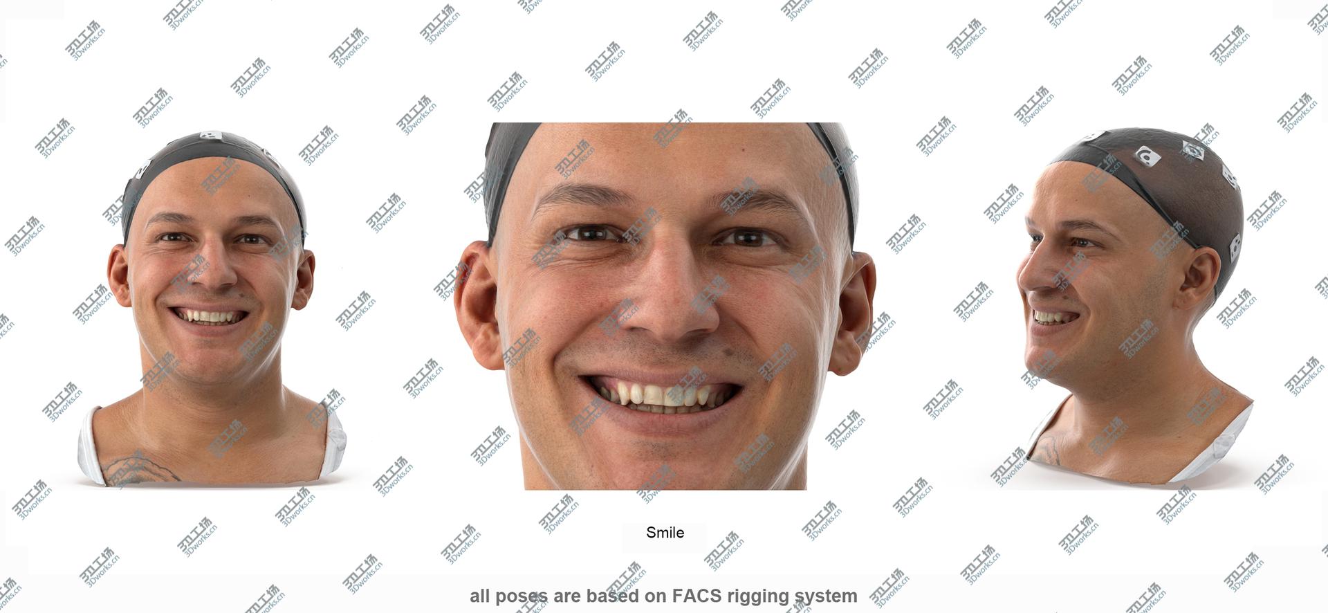 images/goods_img/202105073/3D Marcus Retopologized Clean Scans Main Expression Set - 10 poses/5.jpg
